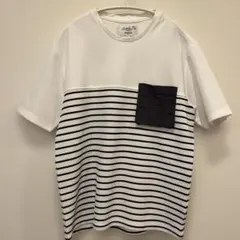 Arnold Palmer ストライプデザイン 半袖Tシャツ