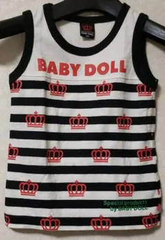 BABYDOLL　Disney　タンクトップ　100cm　Mickey　黒　廃盤のサムネイル