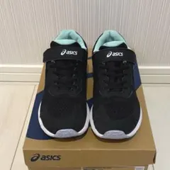 asics レーザービーム ブラック ミント 24.5cm