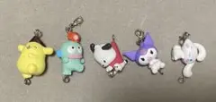 ★コンプリート★サンリオキャラクターズ つまんでつなげてますこっと　5点セット
