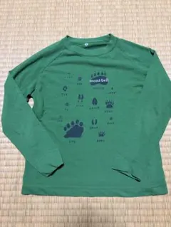 mont-bell グリーン 長袖カットソー 120