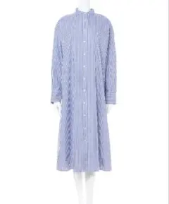 ストライプロングシャツ／ワンピース