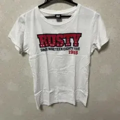 RUSTY ホワイト Tシャツ 1985のサムネイル