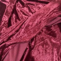 ワインレッド ベルベット生地