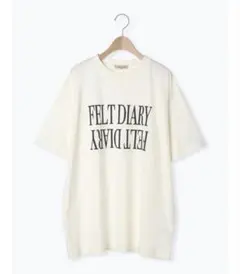 Samansa Mos2 FELT DIARY 半袖Tシャツ