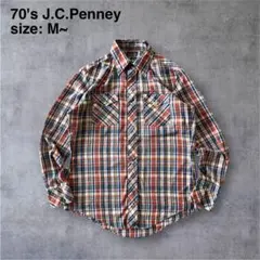 70's J.C.Penney ジェーシーペニー　ウェスタンシャツのサムネイル