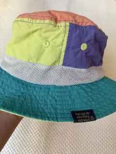 BREEZE キッズ 帽子 ハット 52cm 日よけ付き