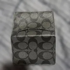COACH 二つ折りカードケースシグネチャー ブラックのサムネイル