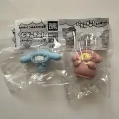 むぎゅぎゅ！パーカーフィギュア　サンリオ　シナモロール　ポムポムプリン