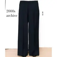 2000s banana repubulic wool stripe slackのサムネイル