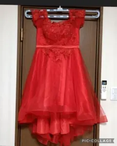 ★*★様 フィッシュテール大人用赤ドレス