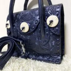 ANNA SUI】アースラ ハンドバッグ 2WAY バッグチャーム付き - メルカリ
