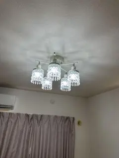 【世田谷手渡し】【超美品】シーリングライト シャンデリア おしゃれ led 5灯
