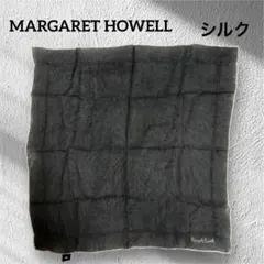 美品★マーガレットハウエル　シルク100% スカーフ