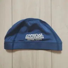 セントラルスポーツ 水泳帽 紺 Mサイズ