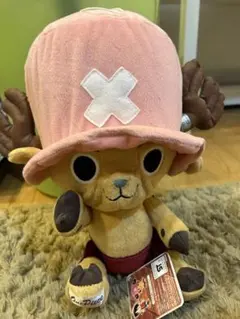 美品　ワンピース　チョッパー　キャラクター　ぬいぐるみ　マスコット　アンティークのサムネイル