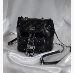 darich キルティングビジューミニリュック　BLK　ブラック