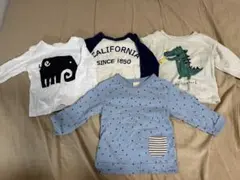 petit main 西松屋　長袖ティシャツ　80cm 4枚セット