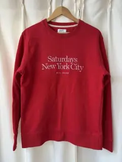 Saturdays New York City スウェット レッド Lのサムネイル