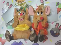 顔厳選　ディズニーストア　ジャック　ガス　プラッシュキーチェーン　シンデレラ