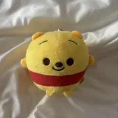 ディズニー　ぬいぐるみ　クマのプーさん　まんまる　マスコット　キーホルダー