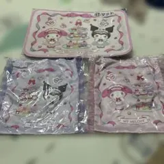 マイメロディ・クロミ フリル付きトート　マットセット　サンリオ当たりくじ