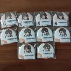 FAMくじ ぬきたし 缶バッジ 集合ver 糺川礼 冷泉院桐香 女部田郁子
