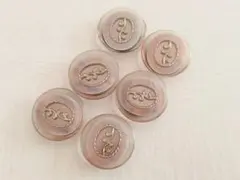 ボタンまとめ売り82（パープル2.3）