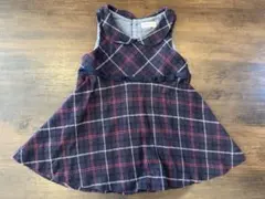 SENSE OF WONDER チェック柄 ワンピース 90cm