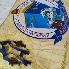 S.S.コロンビア号 フリースブランケット85×145cm