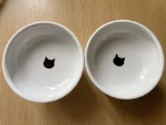 猫壱　脚付フードボウル　レギュラー　2個セットのサムネイル