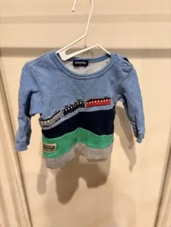 klädskåp 列車刺繍トレーナー 80