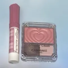 キャンメイクパウダーチークス P06＆むちぷるティント 06