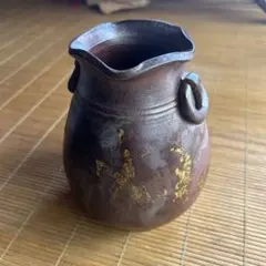 備前焼　藤原陶臣 耳付花入 陶芸 花器 備前焼 藤原陶臣 耳付花入 陶芸 花器 - メルカリ