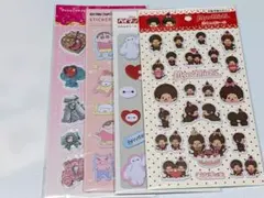 モンチッチ・ベイマックス・しんちゃん・セボンスターぷくっと・ふわふわステッカー
