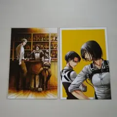 進撃の巨人 ポストカード リヴァイ エルヴィン エレン ハンジ ジャン