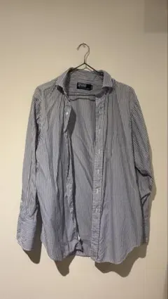 古*着様 Polo by Ralph Lauren 長袖シャツ 青白ストライプ