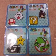 スーパーマリオ シール/ワッペン各種【4枚セット】