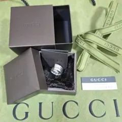 付属品完備　新品未使用　GUCCI スパイラルリング　シルバー　15号