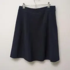 美品 トップバリュ フォーマルスカート 紺 70 L 冠婚葬祭 通勤 洗える