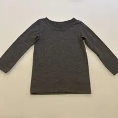 HEATTECH グレー 長袖アンダーシャツ 90cm 肌着　シャツ