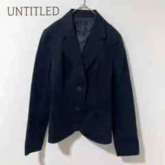 アンタイトル　テーラードジャケット　オフィスカジュアル　入学卒業　日本製　裏地