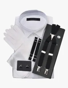 ウイングカラーシャツ+小物　結婚式6点セット