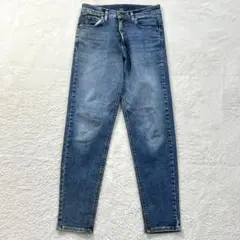 リー/XS/青/無地/スキニーデニムパンツ/ストレッチ/スリム/春秋冬/パンツ