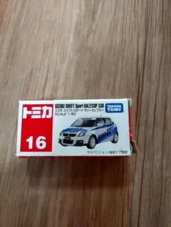 トミカ No.16 スズキ スイフトスポーツ ラリーカップカーのサムネイル