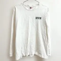 DENIME ドゥニーム　プリント長袖Tシャツ　白ロンT　アメカジ　ストリートのサムネイル