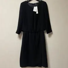 INDIVI /インディヴィ　ブラックワンピース