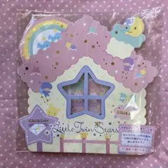 未使用レア2015リトルツインスターズお家型付箋セットSanrioサンリオ