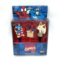 MARVELペンセット キャプテンアメリカ スパイダーマン ストーム 未開封