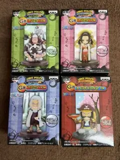 【未開封】　ワンピース　カードスタンドフィギュア　一番くじ　4種　レイリーなど